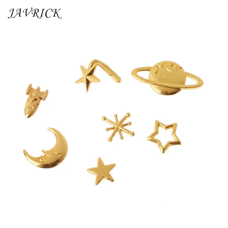 

7Pcs Starry Sky Universe Epoxy Resin Fillers Open Bezel Charm Jewelry Making