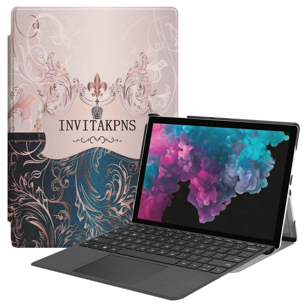 Роскошный Ультратонкий флип-чехол-книжка с подставкой для microsoft Surface Pro 4 5 6 Pro4 1724/Pro5 1796 /Pro6