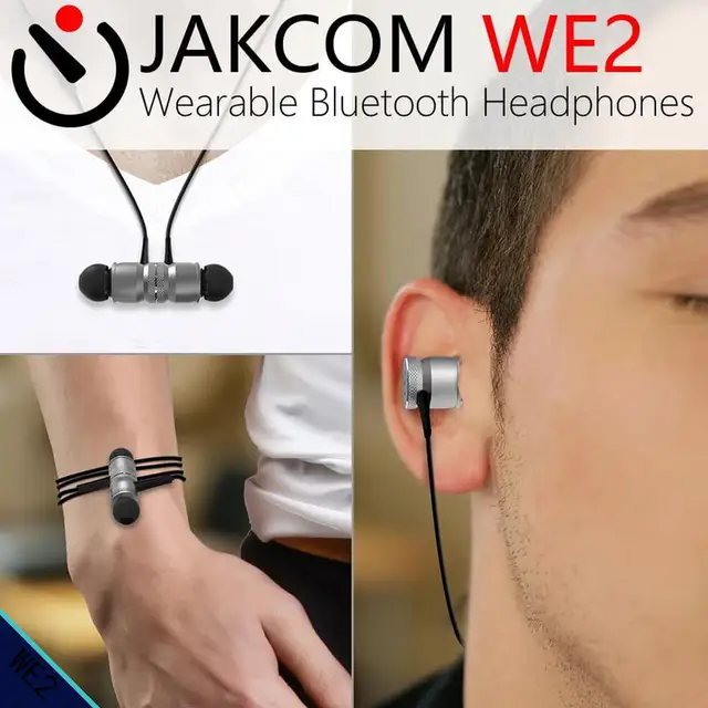 Best Offers JAKCOM WE2 Smart Wearable Earphone hot sale in Mobile Phone Holders Stands as roidmi ugreen highscreen 