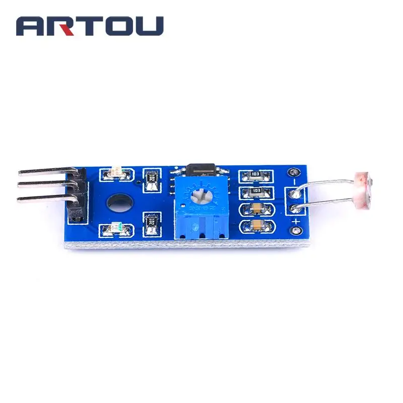 10 шт. светочувствительный датчик сопротивления для arduino 3pin|photosensitive sensor module|sensor
