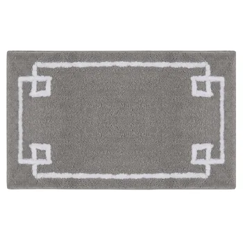 

Soft Shaggy TPR Rubber Non-slip Backing Absorbent Durable Carpet Green/Gary Rugs for Bedroom/Hallway Bath Rug/Parlor/Washroom