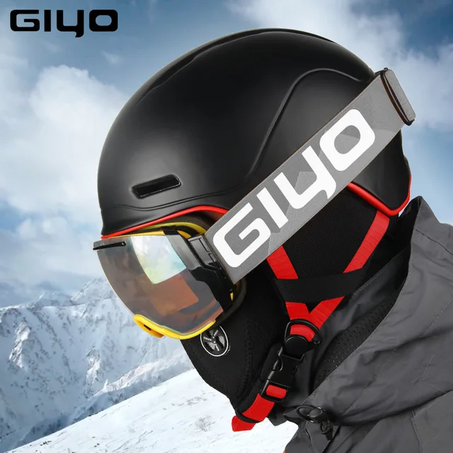 GIYO Warm Snowboard Safety Winter Outdoor Sports Helmet Ski Men Women Light Crash Snow Helmets Integrally-molded | Спорт и