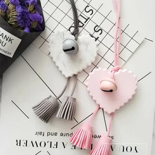 1 шт. керамические, для ароматерапии освежитель воздуха в форме сердца с колокольчиками и тканями каменный диффузор домашний декор Арома диффузор тумана