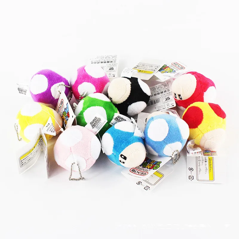 10 styles Super Mario Bros Luigi Yoshi Toad Mushroom plush Anime Super Mario Mushroom Keychain Action Figures Toy for kids gifts 10 styles Super Mario Bros Luigi Yoshi Toad Mushroom plush Anime Super Mario Mushroom Keychain Action Figures Toy for kids gifts