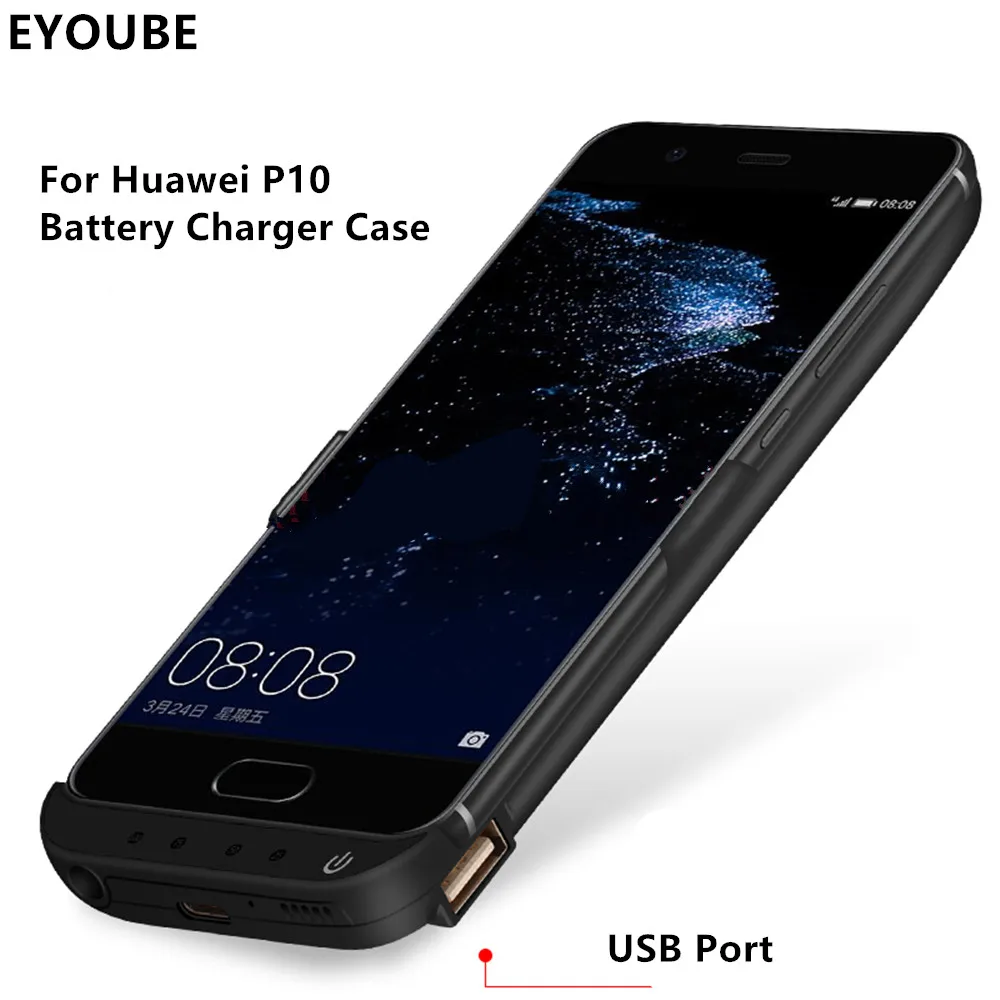 imágenes para Caso del cargador de batería para huawei eyoube p10 p10 plus 5500 mah/6500 mah banco portable de reserva del paquete de batería cubierta de la caja trasera imágenes para Caso del cargador de batería para huawei eyoube p10 p10 plus 5500 mah/6500 mah banco portable de reserva del paquete de batería cubierta de la caja trasera