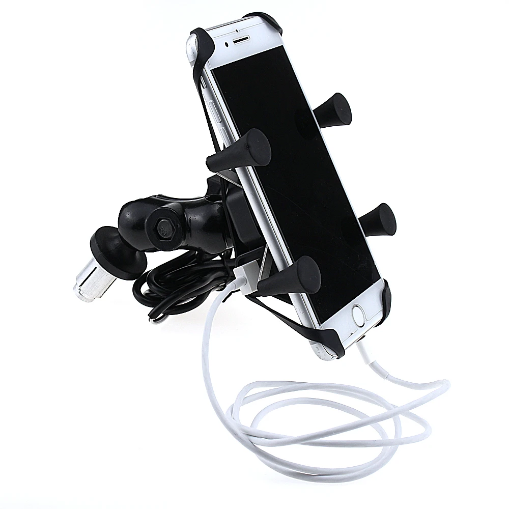 

Phone Holder for KAWASAKI Kle 500 ZX600 NINJA ZX-6RR ZX-14R ZZR1400 ZX14R ZX6R Motorcycle GPS Navigation Bracket 16-19mm