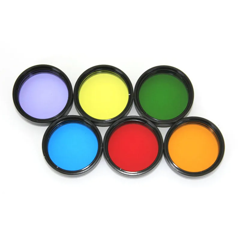 5 шт. Datyson M28* 0,6 мм оптический стеклянный цветной фильтр 6 цветов набор желтый оранжевый красный зеленый синий пурпурный фильтр туманности с коробкой