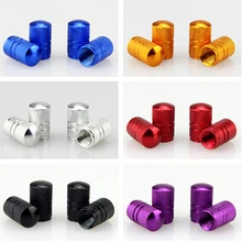 4 шт. алюминиевое колесо автомобиля шинный воздушный клапан пыли Шапки стайлинга автомобилей для hyundai Solaris Tucson I30 IX35 I20