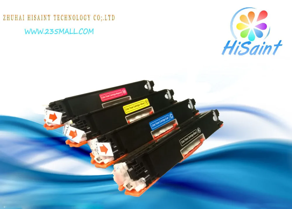 Hisaint для HP CF350A 351A 352A 353A новый тонер картридж принтера Color LaserJet Pro MFP M176n/177fw лазерный