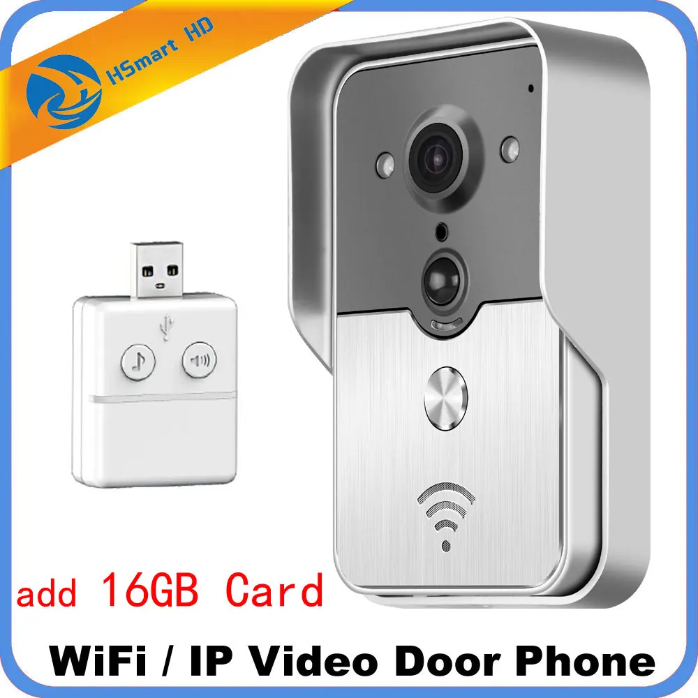 Acheter Smart 4g WiFi Vidéo Interphone IP Caméra 16 gb Carte Sans Fil Vidéo Interphone Système Iphone Android APP Mobile Sonnette étanche