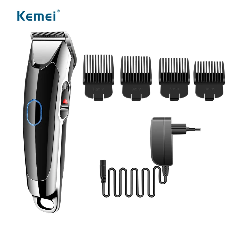

Kemei electric hair trimmer hair shaver rechargeable hair cutting machine for men profession barber machine