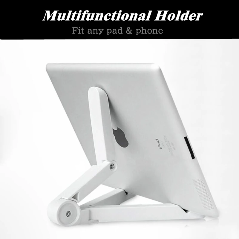 

Basics Adjustable Tablet Holder Stand - Compatible with Apple iPad, Samsung Galaxy and Kindle Fire Tablets