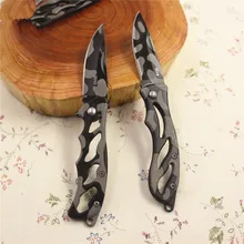 Pocket Folding Blade Knife ,Camouflage Camping Survival knife, Portable Hunting Tactical knife for Outdoor Sport Household Fruit