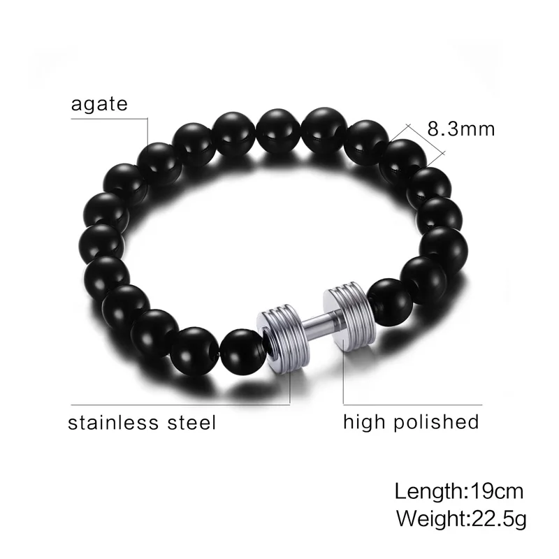 Синтетический телефон из нержавеющей стали|black bead bracelet|bead braceletbracelet with |