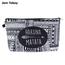 Jom Tokoy Fashion Brand Cosmetic Bags 2016 New Fashion 3D Printing Women Travel Makeup Case