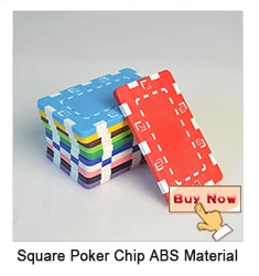 Square Poker Chip ABS Material