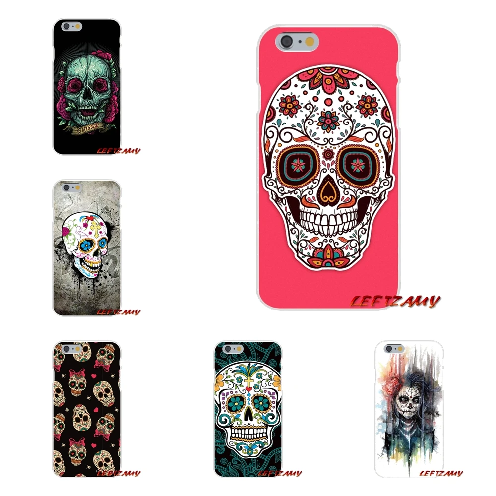 

For Samsung Galaxy S3 S4 S5 MINI S6 S7 edge S8 S9 Plus Note 2 3 4 5 8 Accessories Phone Cases Covers Skull Art Mexican