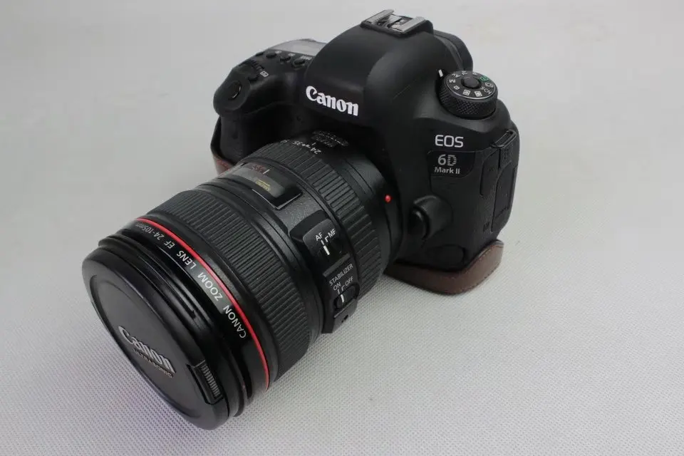 Завод полноценно Ретро Винтаж из искусственной кожи Камера сумка для Canon EOS 6DII 6D II 6D Mark2 с дно Батарея открытие