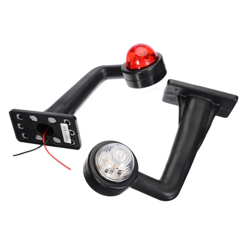 1 пара грузовик с прицепом каравана 12V/24V Led двойной боковой габаритный фонарь