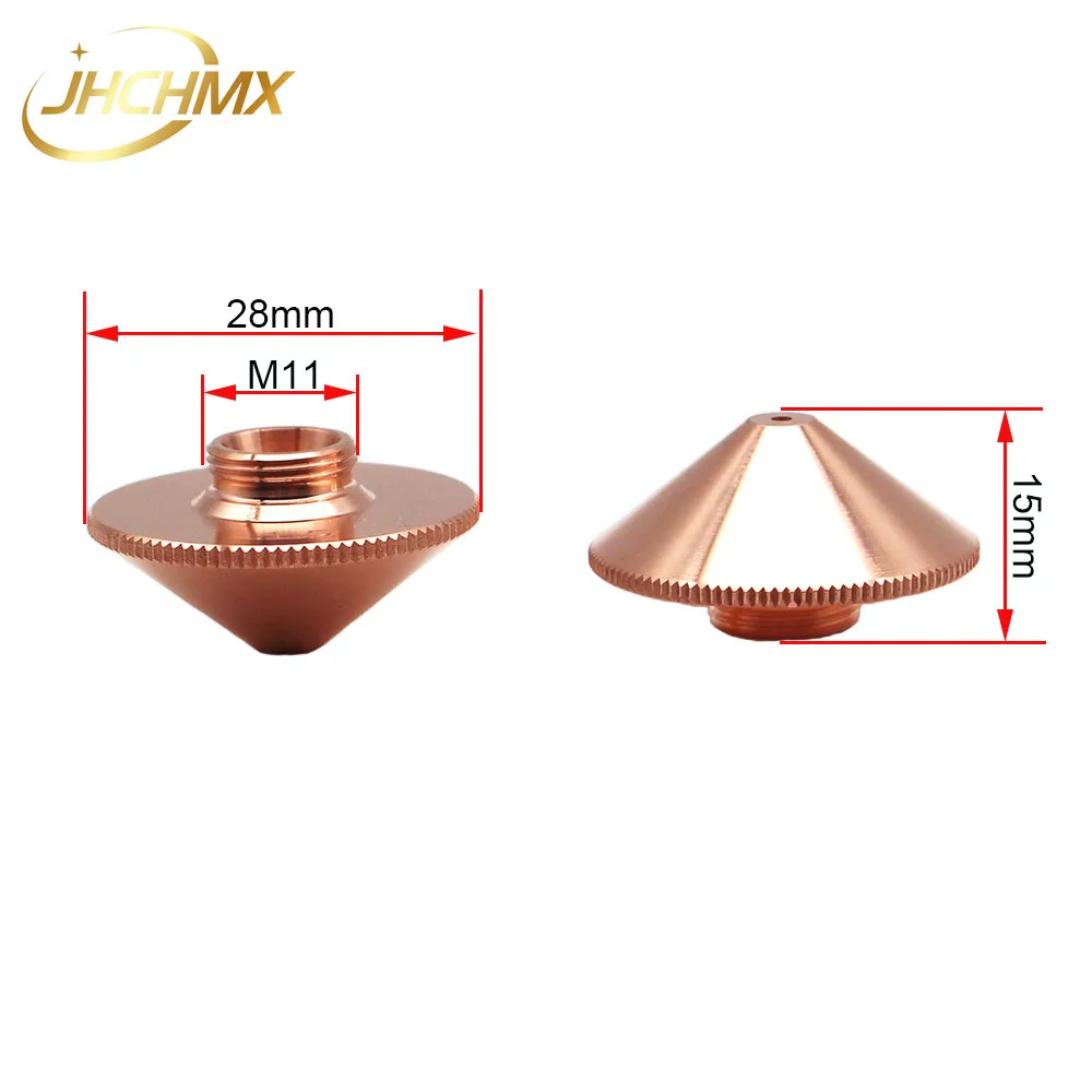 JHCHMX Precitec WSX лазерные насадки dia.28 мм H15 резьба M11 однослойный Калибр 0,8-4,0 мм P0591-571-00001 с фабрики