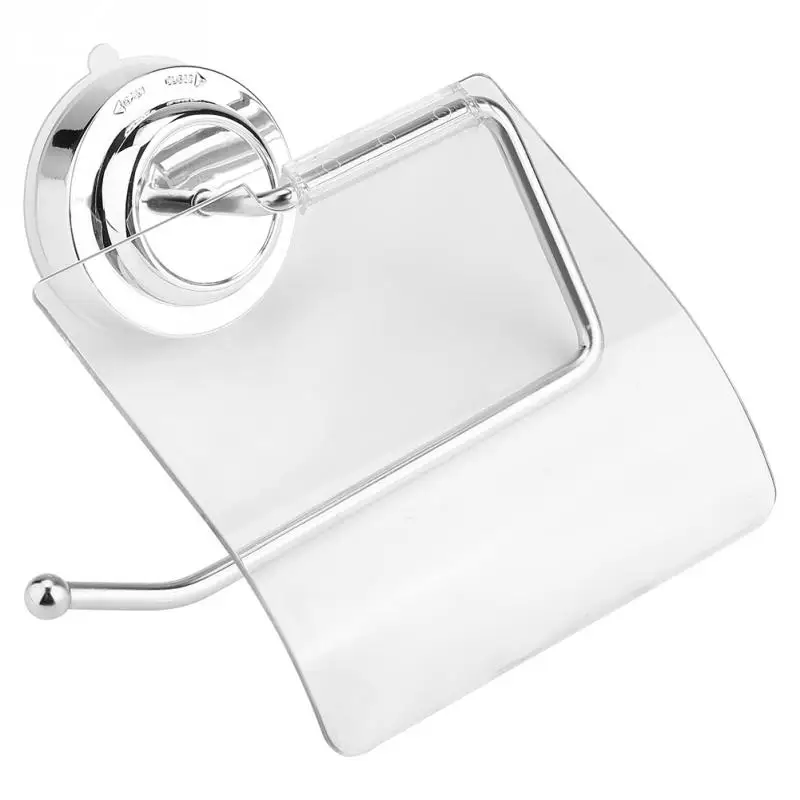 

Waterproof Toilet Paper Holder Suction Cup Installation Paper Holder Home Hotel Bathroom Storage Roll Stand