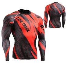 Осколки полный технический графический фитнеса и фитнес-упражнения сжатия базовый слой колготки тяжелая атлетика бодибилдинг тренажерный зал мма топы рубашка