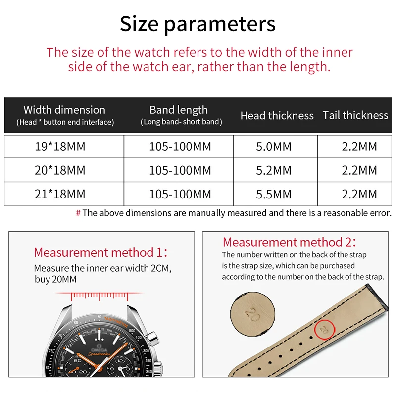 HOWK ремешок для часов заменитель OMEGA 19 мм 20 21 кожаный из бамбука аллигатора с