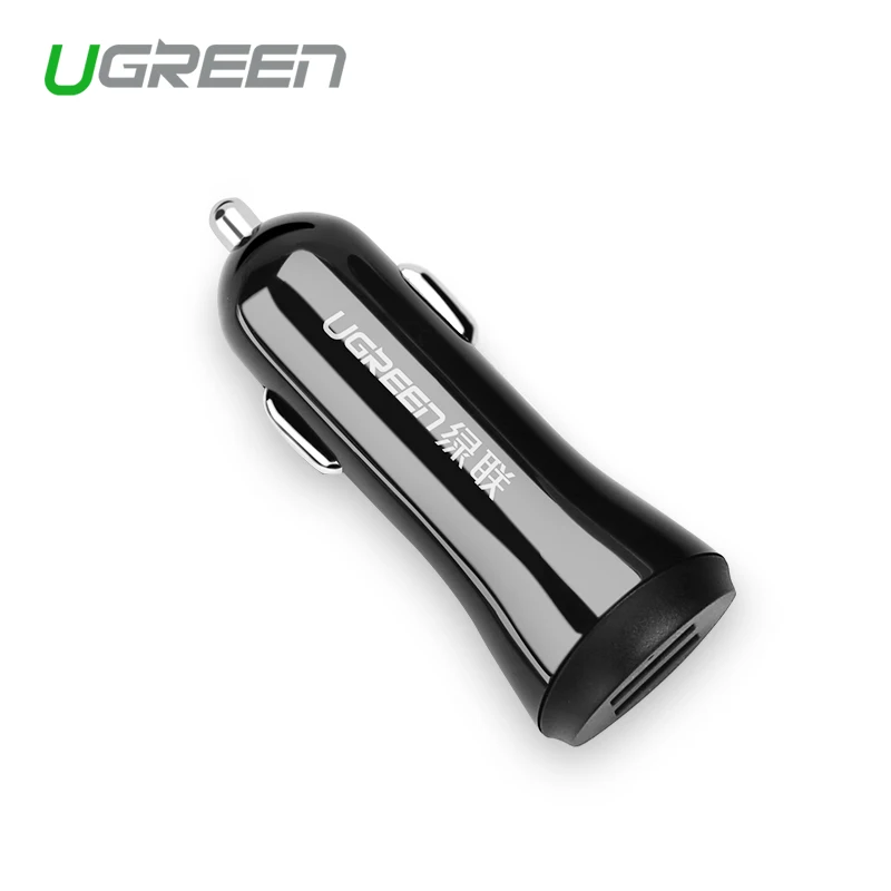Ugreen Universal 12V 24V Dual USB Car Charger Adapter Portable Car-Charger for  Sony Ericsson One Plus Two GPS