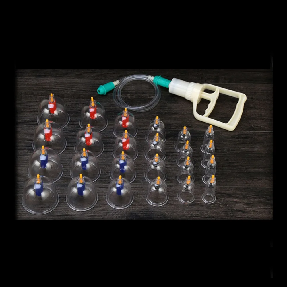 Chinese Cupping Therapy 24 Piece Vacuum Cupping Set Non glass Family