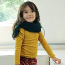 Winter Children boy girl High Quality Long Sleeve T shirt, kids Verity colors unisex bottoming shirt Comfortablr Natural clothes