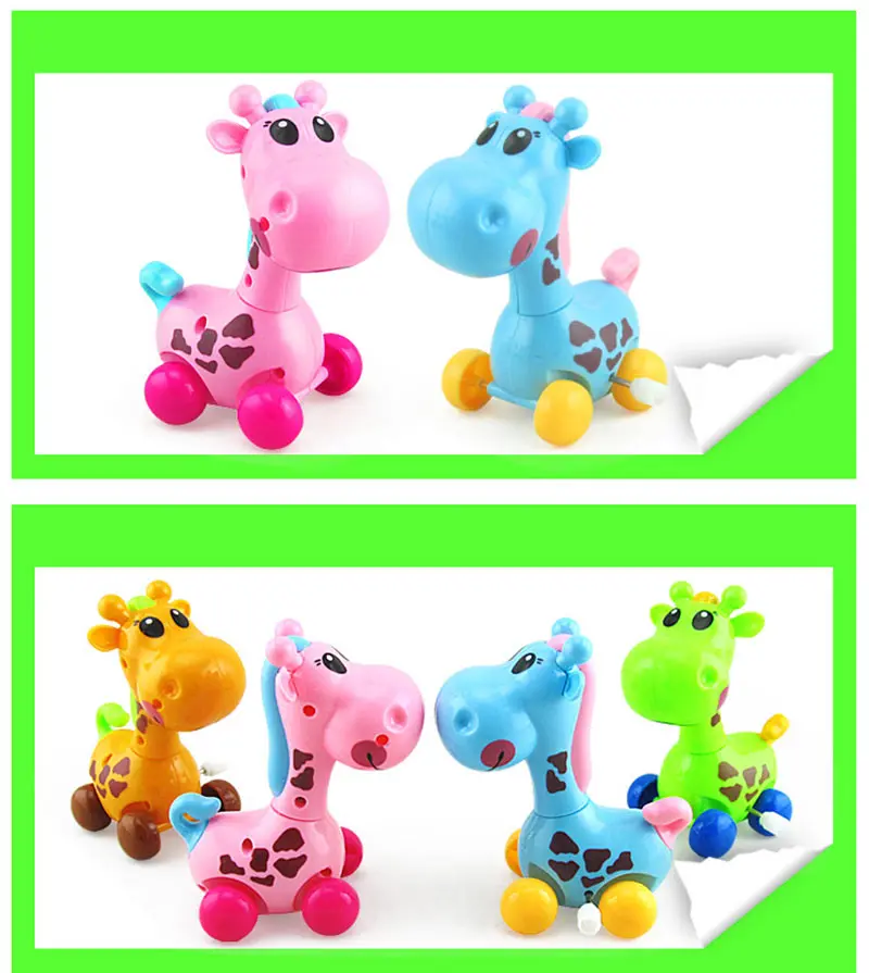 1Pc Creative Educational Clockwork Toy Cartoon Cute  Animal Kids Children Toy Mini Birthday Surprises Gifts Random Color Baby (65)