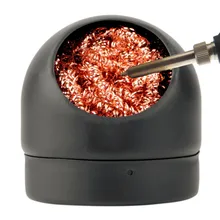 Набор для чистки наконечников паяльника из проволоки с сварочной железной стойкой сварочная головка наконечника сварочная железная Насадка Очиститель для стали# es