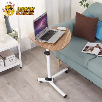 

Space Saving Bedside Table Lifting Mobile Adjustable Laptop Table Economic Type Coffee Table With Roller Simple And Modern Art