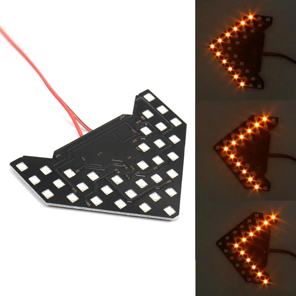 янтарные 33 SMD последовательный светодиод стрелки для автомобиля боковое зеркало