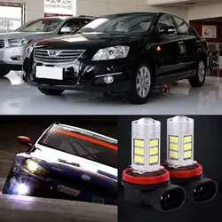 2 шт. 72 SMD H11 Тип лампочки светодио дный туман лампы для Toyota Camry 2006-2011