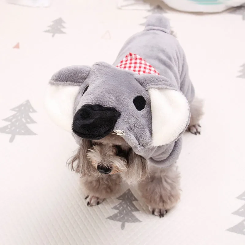 Pet осень зима толстовка пальто фланель четыре ноги костюм для товары собак Щенок
