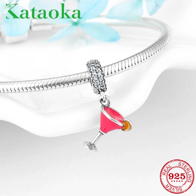 pandora cocktail charm silver pandora cocktail charm silver
