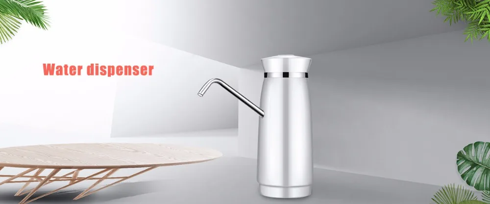 Беспроводной Электрический Автоматический водяной насос для бутылки, умная бутылка для питьевой воды, насос, диспенсер с USB 1.2L 1.8L объемом для дома