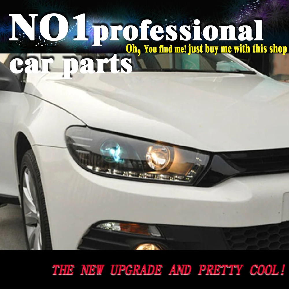 OUMIAO Car Styling for V.W Scirocco Headlights 2009 2017 Scirocco LED