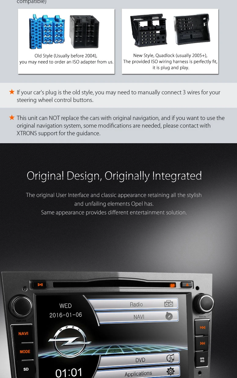 Top 7" Touch Screen Car DVD for Opel/Vauxhall Zafira (B) 2005-2012 & Astra (H) 2004-2010 & Meriva 2006-2008 & Vivaro 2006-2010 4