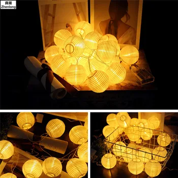 

20 LED White Rattan Ball String Fairy Lights For Christmas Xmas Wedding decoration Party Hot use dry battery for Christmas