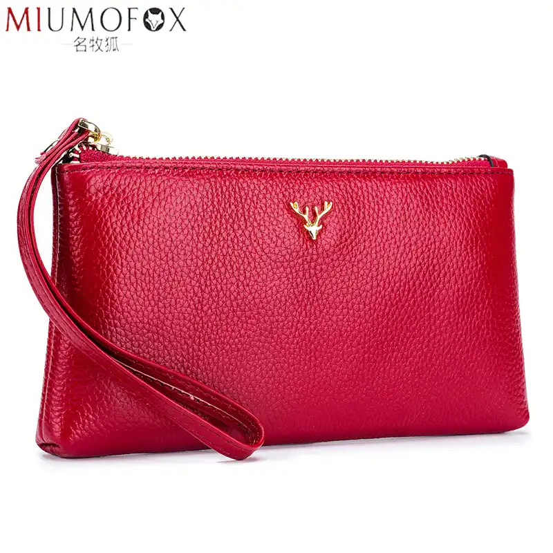 Designer clutch bag with wrist strap Clearance