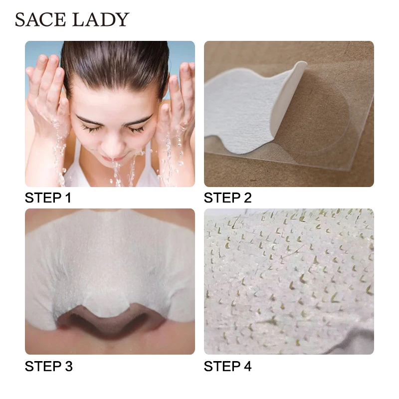 SACE LADY 14 шт . полоски для носа маска удаления черных точек глубокое очищение