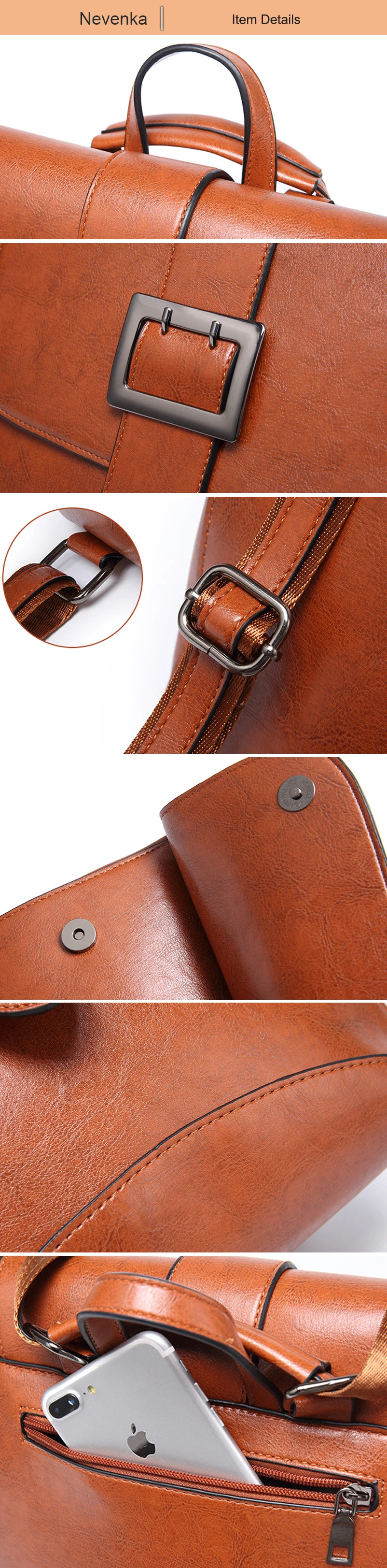 Nevenka Luxury Backpack Women Leather Backpacks Female Fashion Bags for Women 201915
