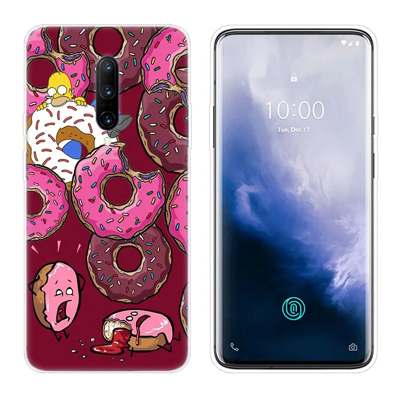 Модный прозрачный силиконовый чехол Simpsons для OnePlus 7 Pro мягкий телефона из ТПУ 6 6T 5 5T
