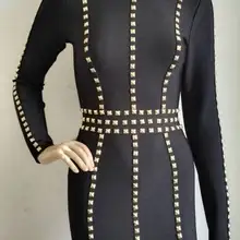 Новое поступление черные туфли высокого качества с длинным рукавом повязка со стразами платье Фиолетовый Прямая поставка+ костюм