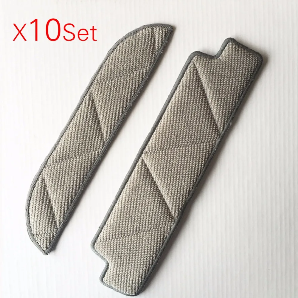 10 компл. Чистка уборка ткань dishrag Для Ecovacs Winbot W710 W730 TBW60TG TBW61 WRN60 WRN70 запасные части