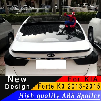 

For Kia Forte K3 2013 2014 2015 spoiler High quality ABS rear wing primer or any color rear spoiler For KIA Forte K3