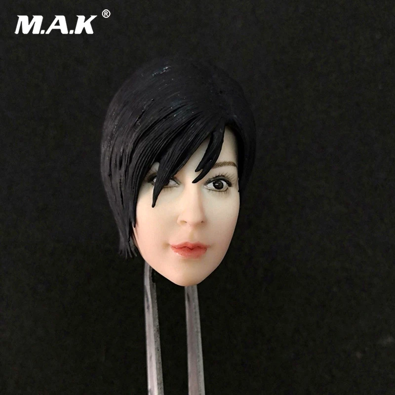 

1/6 Pale Skin Female head Sculpt 1/6 Beauty Ada Wong Female Pale Skin Head CavingFit for 12 inches Female Phicen Body Figure