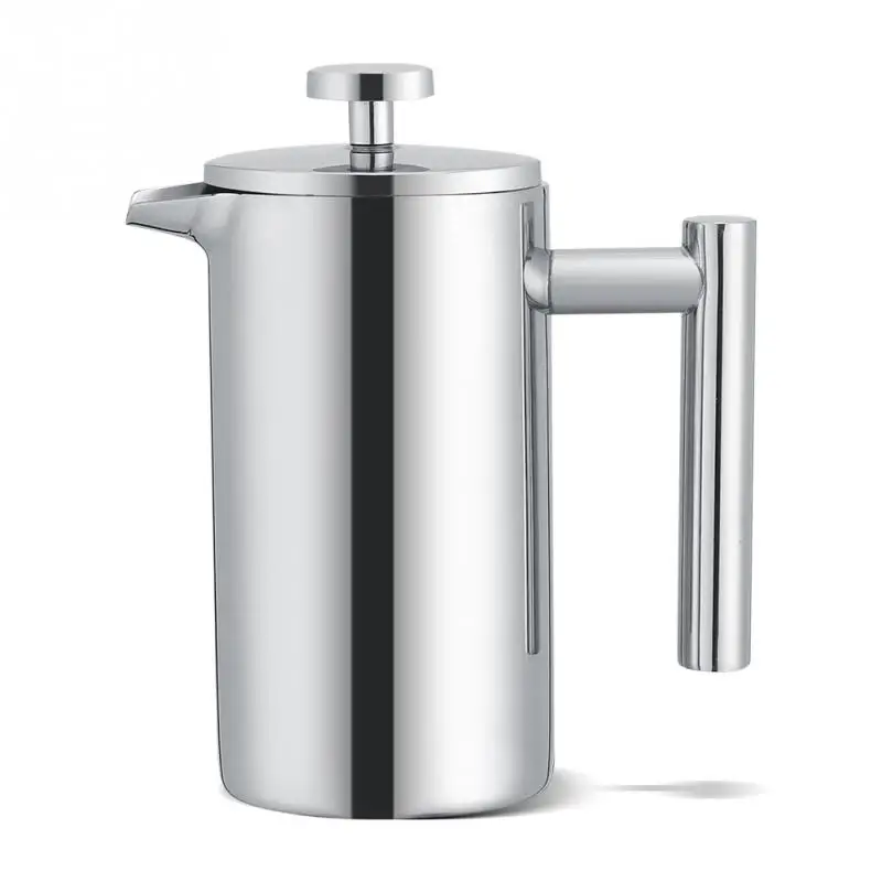 350ml Double Wall Coffee Maker Stainless Steel Cafetiere Insulated 350ml Double Wall Coffee Maker